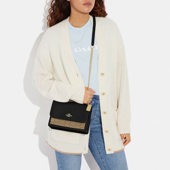 NWT Coach Outlet Klare Crossbody Bag In Micro Signature Canvas - Picture 4 of 8